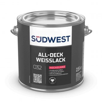 All deck Weisslack lucido